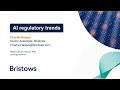Regulatory trends in AI
