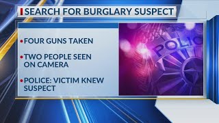 Texarkana police search for suspect in February gun burglary