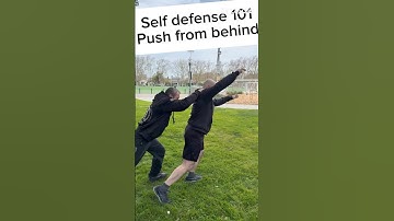 Push from behind? What do you do? #kravmaga #martialarts #selfdefensetraining #shorts #fighting