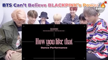 BTS Reaction to BLACKPINK - How You Like That DANCE Practice | Funny & Honest Reaction
