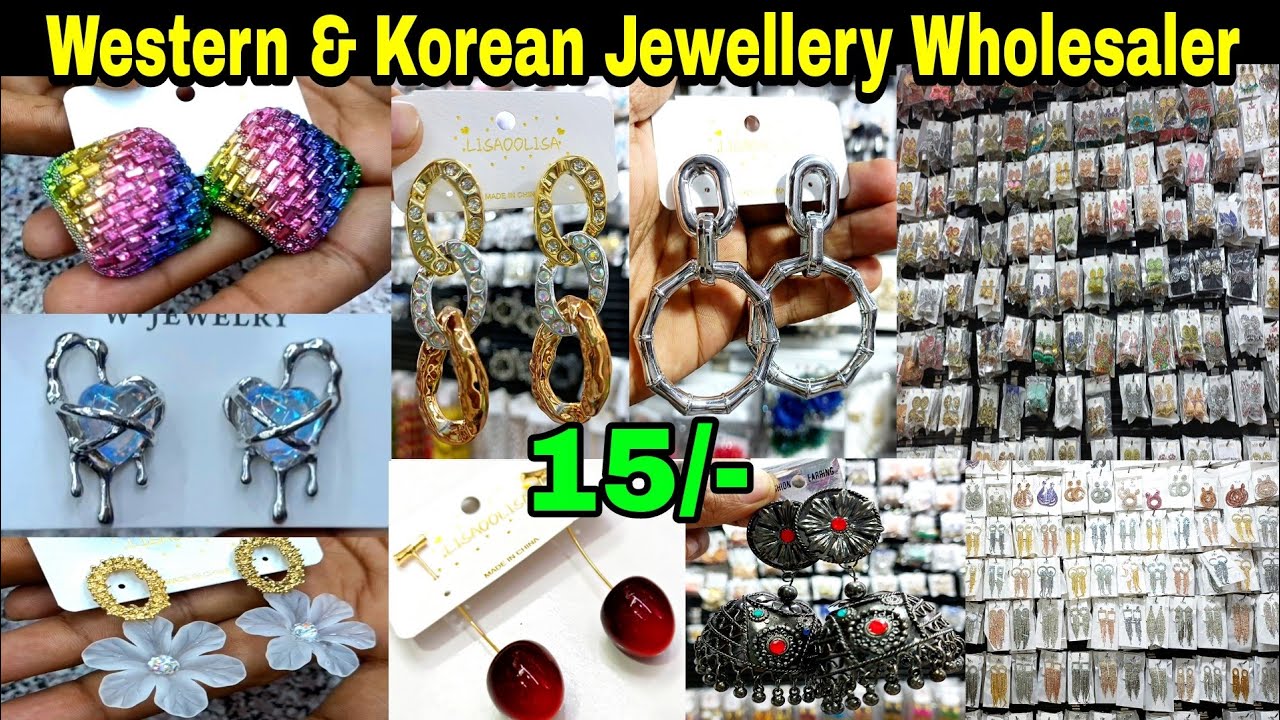 Western Jewellery, Korean Jewellery, Funky Jewellery Wholesale Market