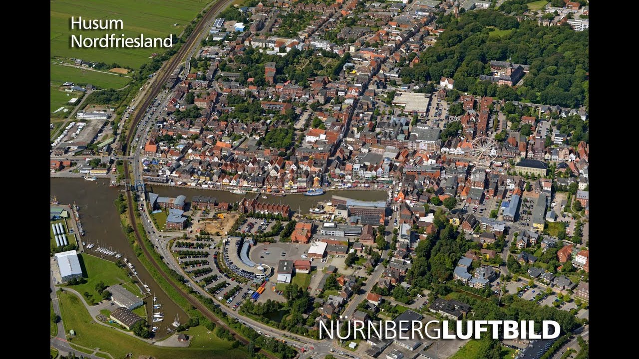 Husum. Deichgrafenring, Eekenhof, Norderschlag, Friedrichst, Wilchelmstr, Poggenburgstr. ZOB. Plan.