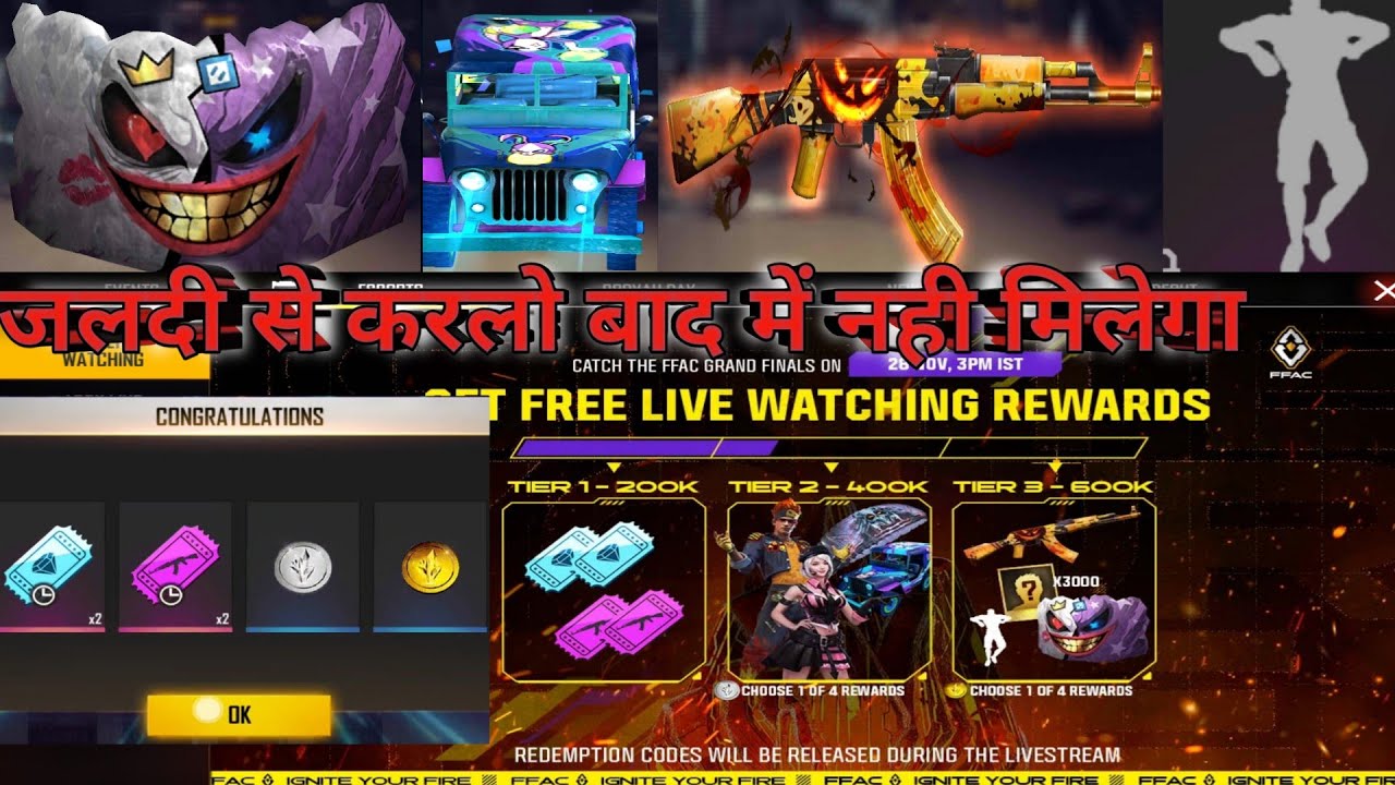 free fire asia champions redeem code|Free fire|| FFAC REDEEM CODE||