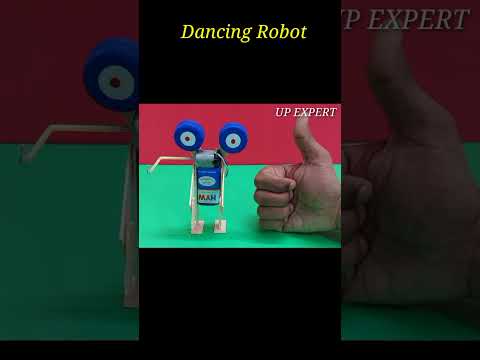 How To Make Self Moving Robot At Home - Mini Dancing Robot Toy Diy - Best Science Project #shorts