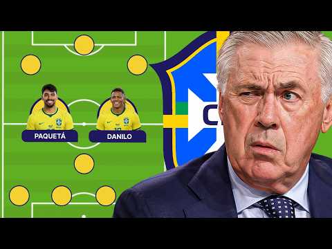 O ANCELOTTI VAI TER QUE MUDAR O MEIO DO BRASIL