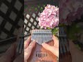 最後の雨 / 中西保志 カリンバで弾いてみた【癒し】