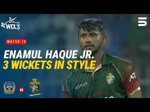 Enamul Haque Jr. 3 Wicket Haul | India Champions vs Bangladesh Champions | M 13 | WCL 2026 | M9O1T