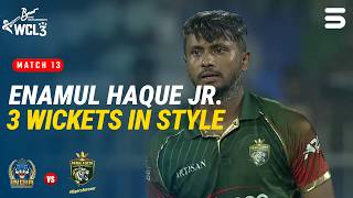 Enamul Haque Jr. 3 Wicket Haul | India Champions vs Bangladesh Champions | M 13 | WCL 2026 | M9O1T