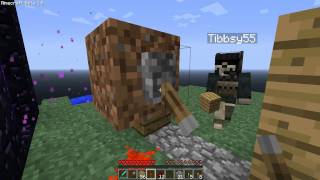 Minecraft: The Void Survival Map 1.8 Part 2 with TibbzHD