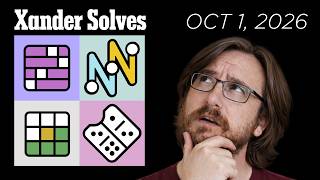 October 1st, 2026 | NYT Daily Puzzles | Connections | Strands | Wordle | Pips | Xander Solves
