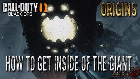 Black ops 2 Zombies Origins How To Get Inside Of The Giant Robot !