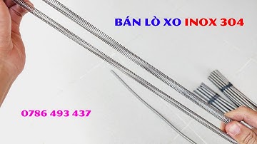 BÁN LÒ XO INOX 304 chuyên làm lồng bẫy chuột, sóc, mèo, chồn các loại