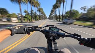 I Rode The EASIEST Bike To Wheelie At An LA Rideout (E&C Rizzler Sport)