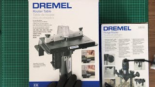 Dremel Router Table & Base Unboxing, First impression and demo