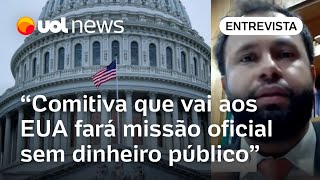 Deputado Henrique Vieira diz que comitiva nos EUA irá trocar experiências: 'Sem dinheiro público'