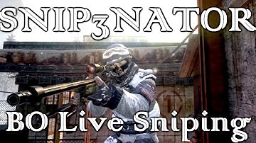 BO - LIVE Sniping - L96A1 Domination on Summit! (Gameplay/Commentary)