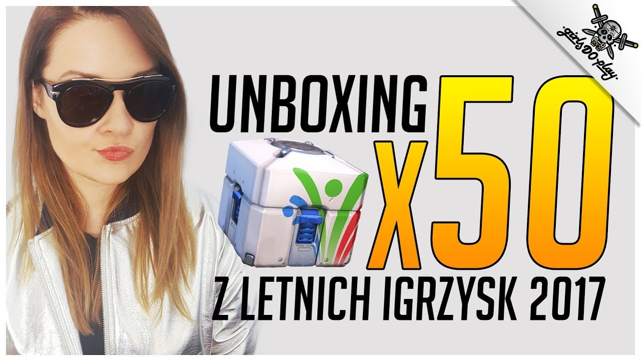 OVERWATCH UNBOXING 50 SKRZYNEK Z LETNICH IGRZYSK 2017 - CZYTAJCIE OPIS!