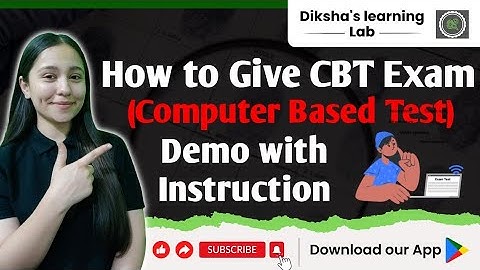 How to give the CBT (Computer Based Test) CUET (PG) Exam || Demo