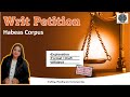 Writ Petitions: Habeas Corpus (Format/Structure)