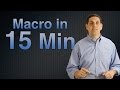 Macroeconomics Overview Quiz