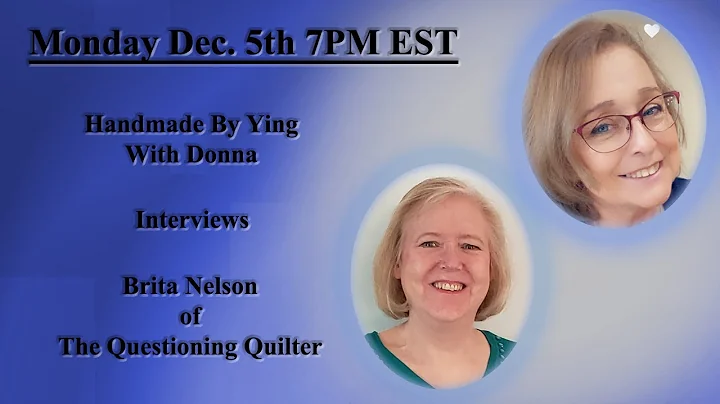 Live Interview with Brita Nelson of The Questionin...