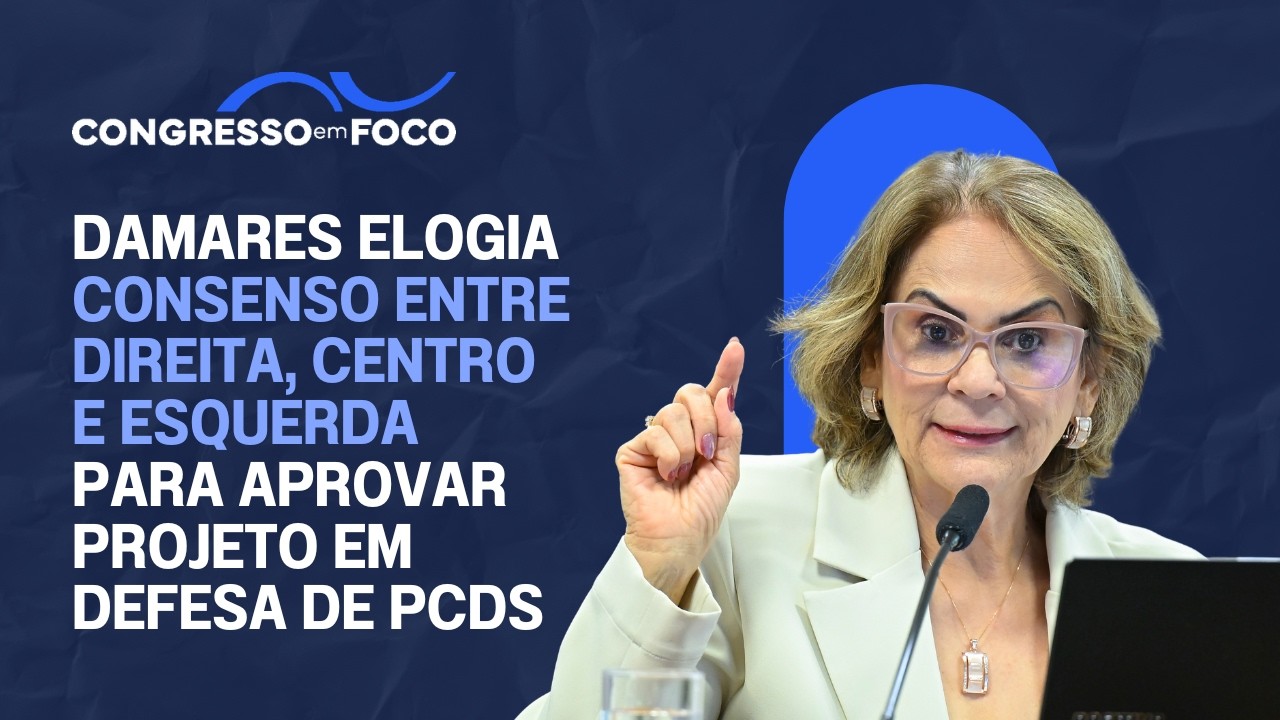 Damares elogia consenso entre direita, centro e esquerda para aprovar projeto em defesa de PCDs Damares elogia consenso entre direita, centro e esquerda para aprovar projeto em defesa de PCDs