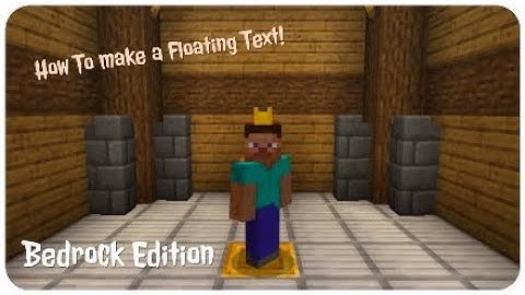 How to make a Floating Text | MC Tutorial 1.20+