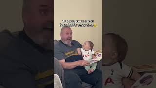  Love in her eyes 🥹 Looking at Grandad ✨#GrandpaLove #FamilyBond  #PureHappiness #familylove