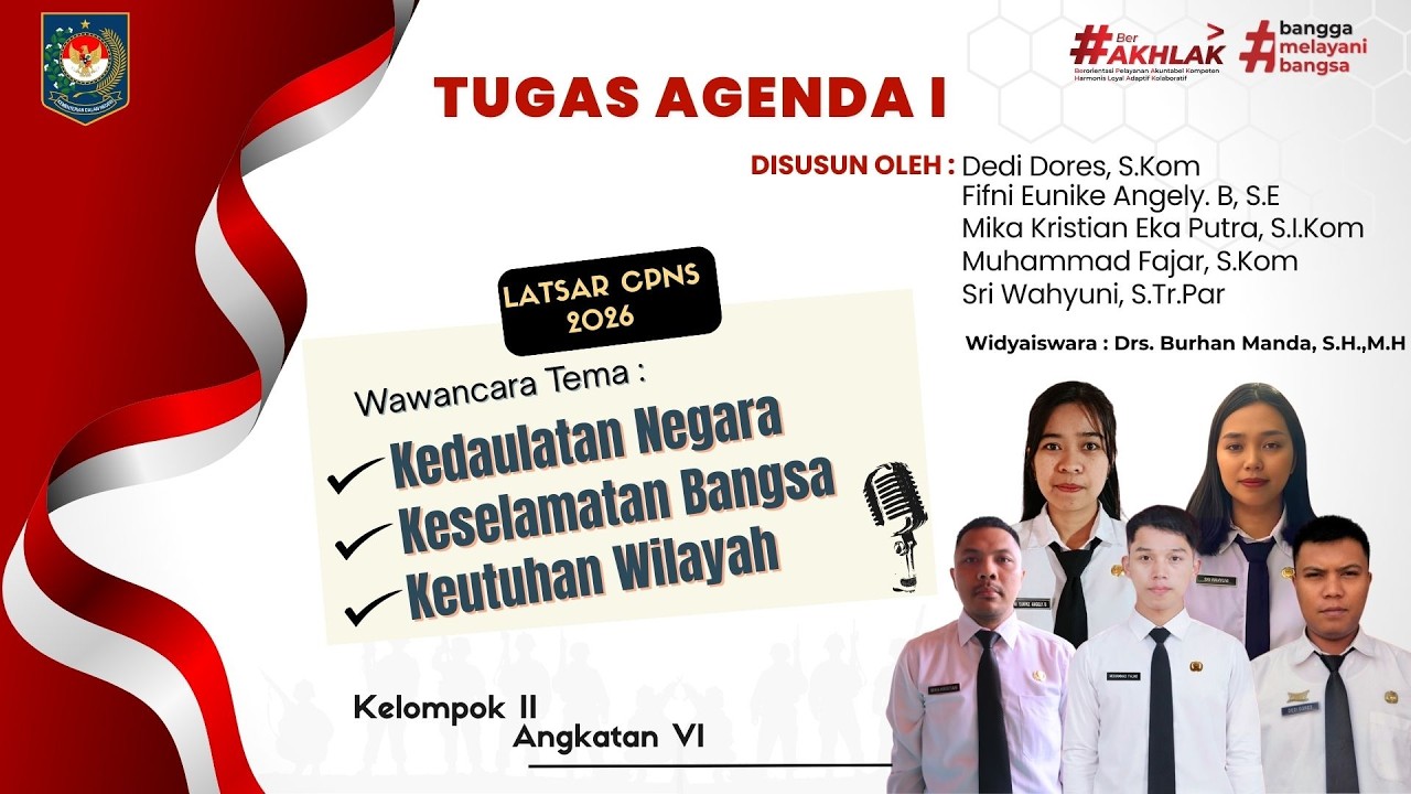 Tugas Wawancara Kedaulatan Negara, Keselamatan Bangsa & Keutuhan Wilayah||Latsar CPNS 2026||Mamasa