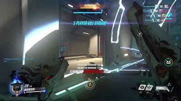 Reaper Ultimate Team Kill In Overtime To Win - Overwatch