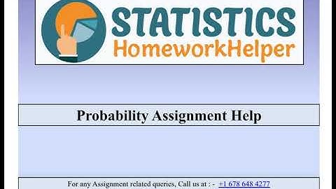 Probability Assignment Help