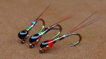 Fly Tying a Rainbow Perdigon River Nymph by Mak