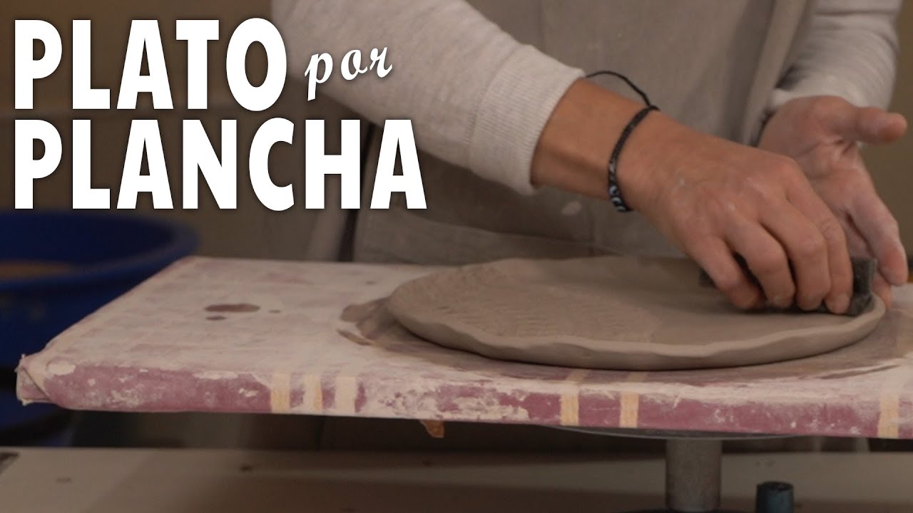 Platos con Planchas, como hacerlos paso a paso. Ceramica y Alfareria