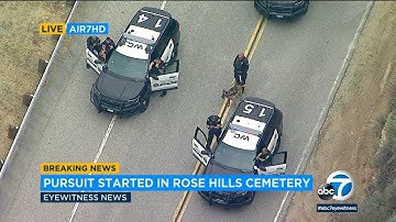 POLICE CHASE: Stolen vehicle suspect surrenders after dangerous pursuit | ABC7