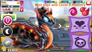 Best Sigil and Level 6 Mastery for Ancient Malitzal | Dragon mania Legends | Oyar Return Event | DML screenshot 5