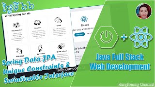Java Full Stack Web Development - Spring Data JPA Serializable Interface Day 66 | MengSreang Channel
