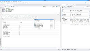 How to Set Up an If Else Statement in R. [HD]