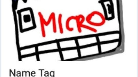 NAME TAG - BBC MICRO BIT - Learning with ZAMREZ