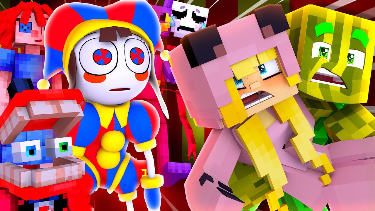 MINECRAFT, ABER AMAZING DIGITAL CIRCUS VERFOLGT UNS?!
