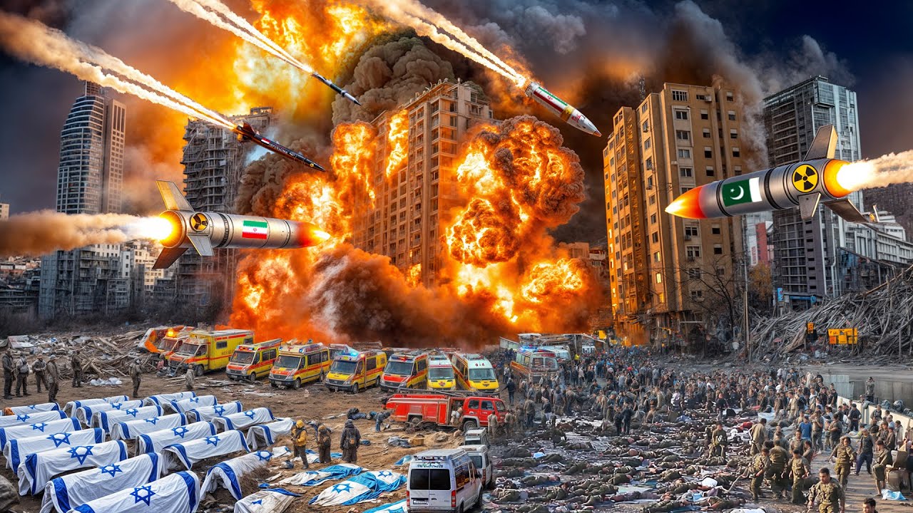 KIAMAT DUNIA BERSATU LAWAN ISRAEL!? Serangan Rudal Mematikan Gempur Tel Aviv dari Segala Penjuru!