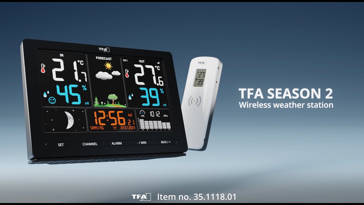 TFA Dostmann Wireless weather station SEASON 2 (35.1118.01)