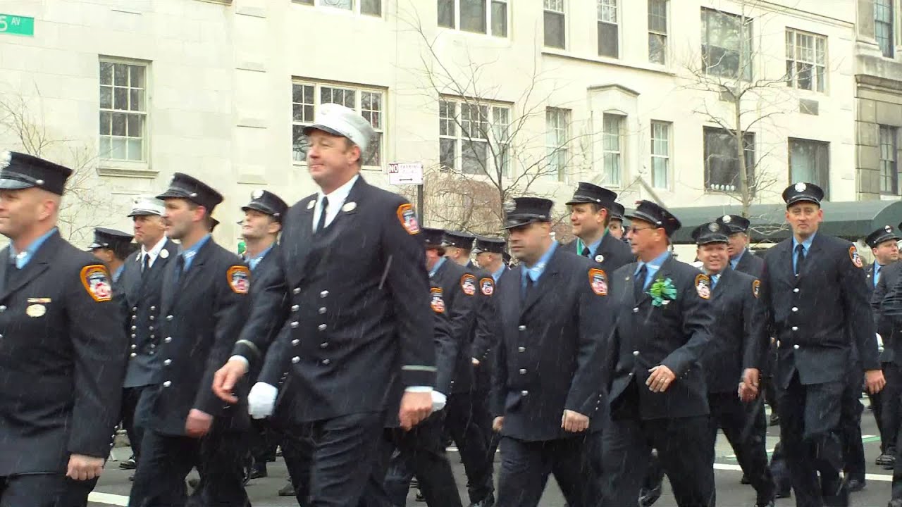 FDNY + Emerald Society Pipes & Drums St. Patricks Day Parade 2013 Part