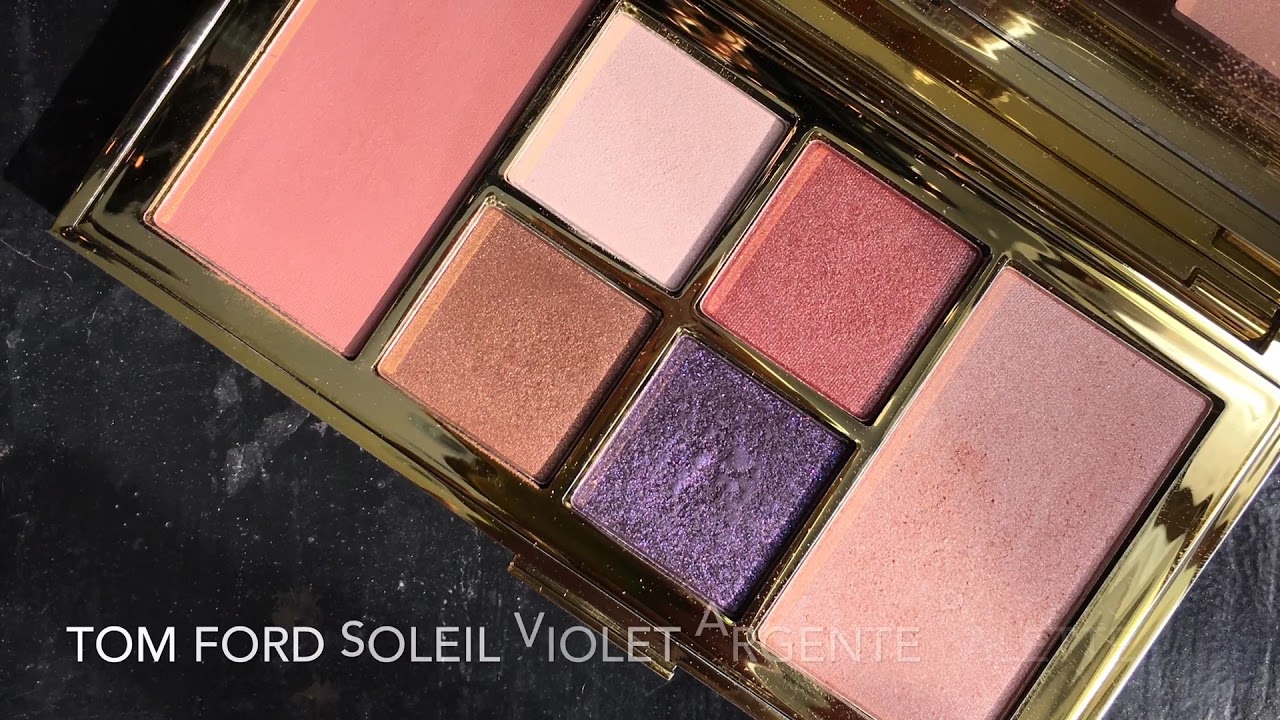 Tom Ford Violet Argente Soleil Eye And Cheek Palette