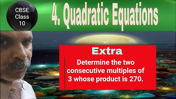 Determine the two consecutive multiples of 3 whose product is 270.