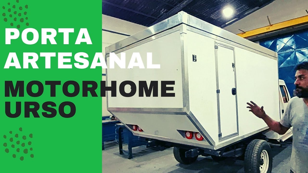 PORTA ARTESANAL PARA MOTORHOME | PORTA PARA CAMPER | PORTA PARA TRAILERS | URSO NA ESTRADA