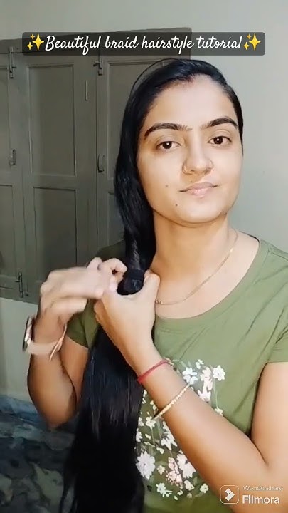  try this french braid hairstyle hack/ braid hairstyle #ytshorts #hair # ...