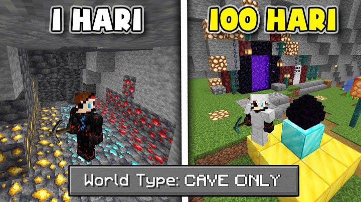 100 Hari di Minecraft tapi Cave Only❗️❗️