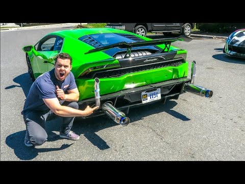 I Can’t Believe I Did This To My Car…LAMBORGHINI FART CAN INSTALL!!!