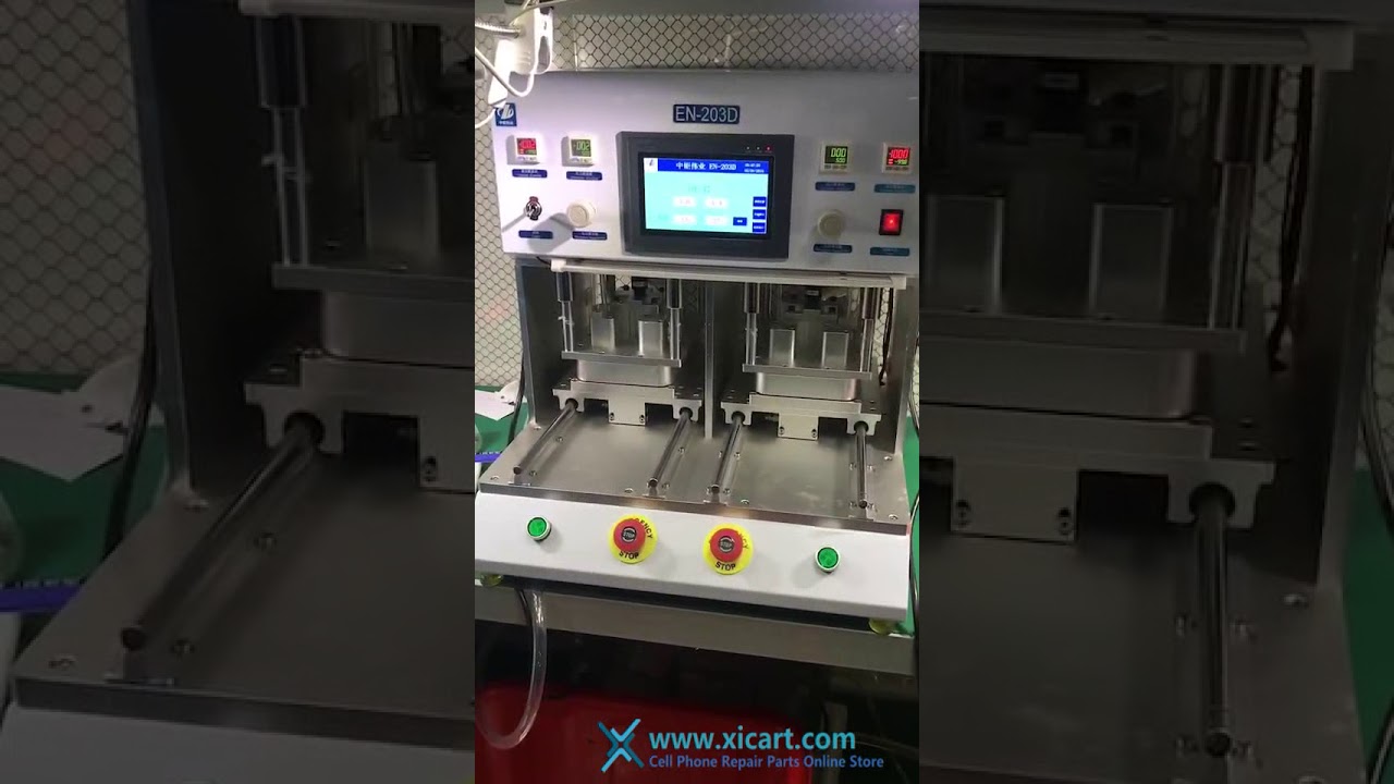 Double Working Station Vacuum Laminating Machine for LCD Refurbishing  EN 203D - YouTube