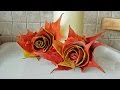 How to make a Rose with Maple Leaves